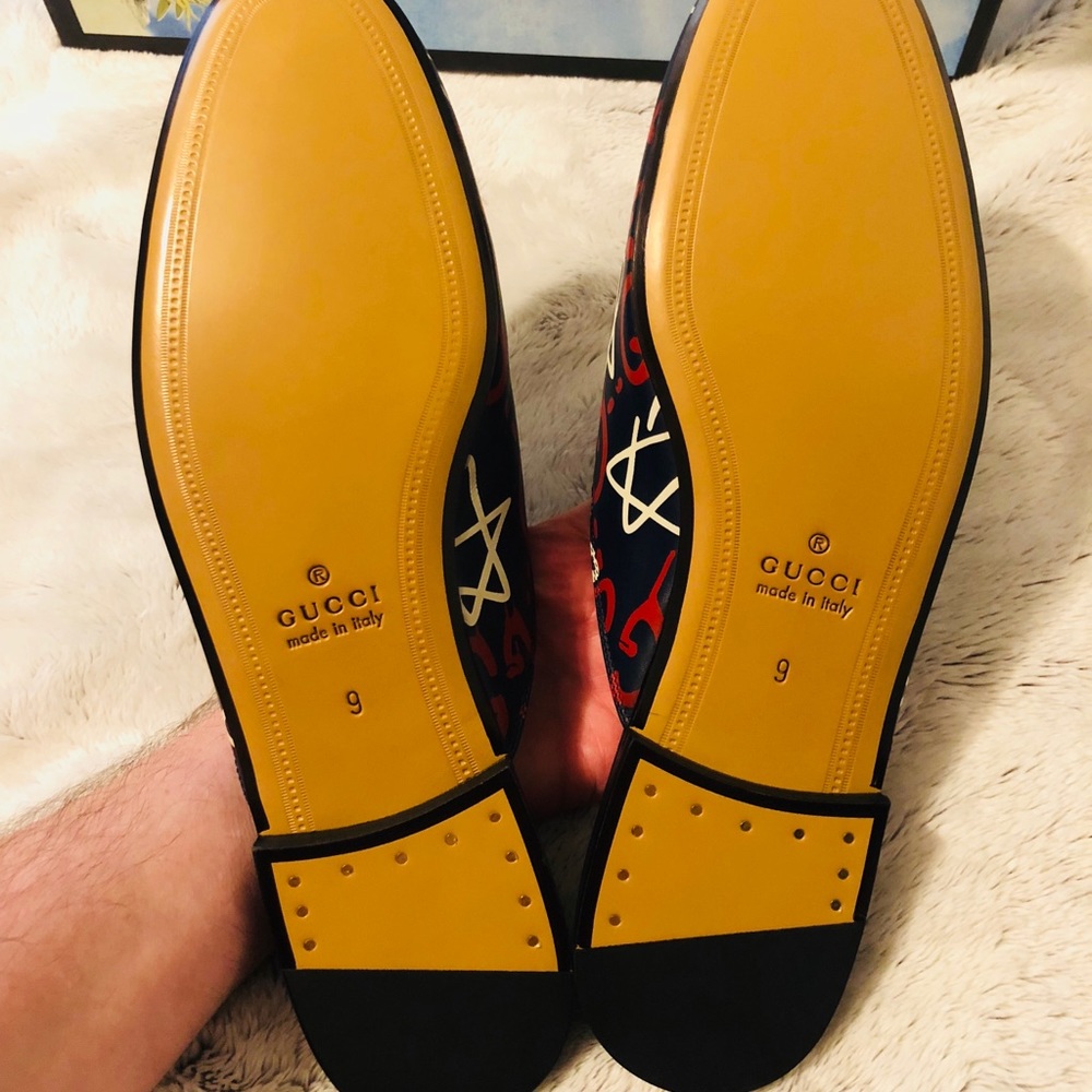 🔥Rare🔥Gucci Ghost Princetown Horsebit Detail Slippers - Picture 5 of 8